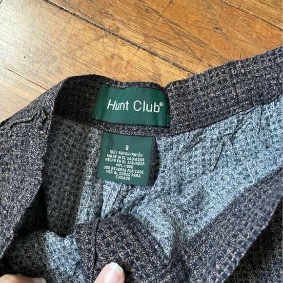 Vintage 90s Dark Academia Plaid Goth Shorts Size 26 - Picture 3 of 4